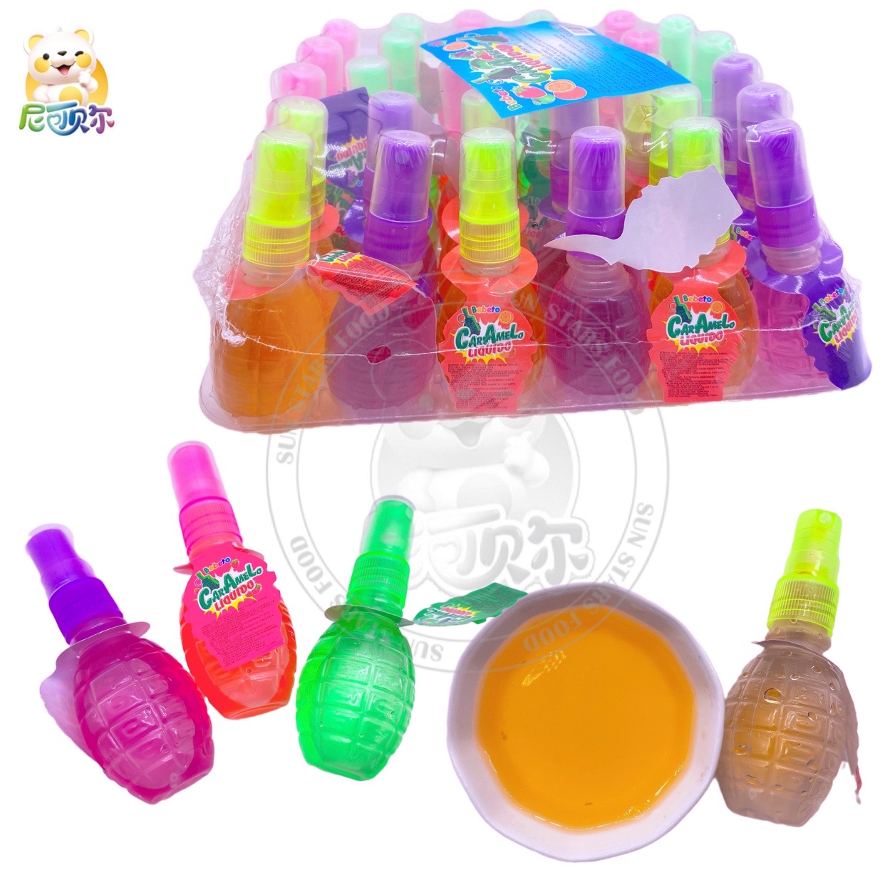 Candies Wholesale Fruit Sweet Halal Sour Spray Candy Spray Liquid Candy-S140