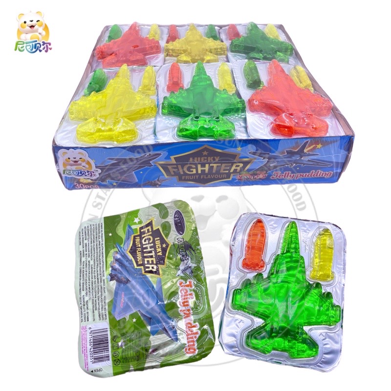 Fighter Shaped Jelly Cup Fighter Fruit Jelly Jelly Pudding Halal Jam Candy Konjac Powder Mixed Cartoon Shape Sugar-free Carton-J118