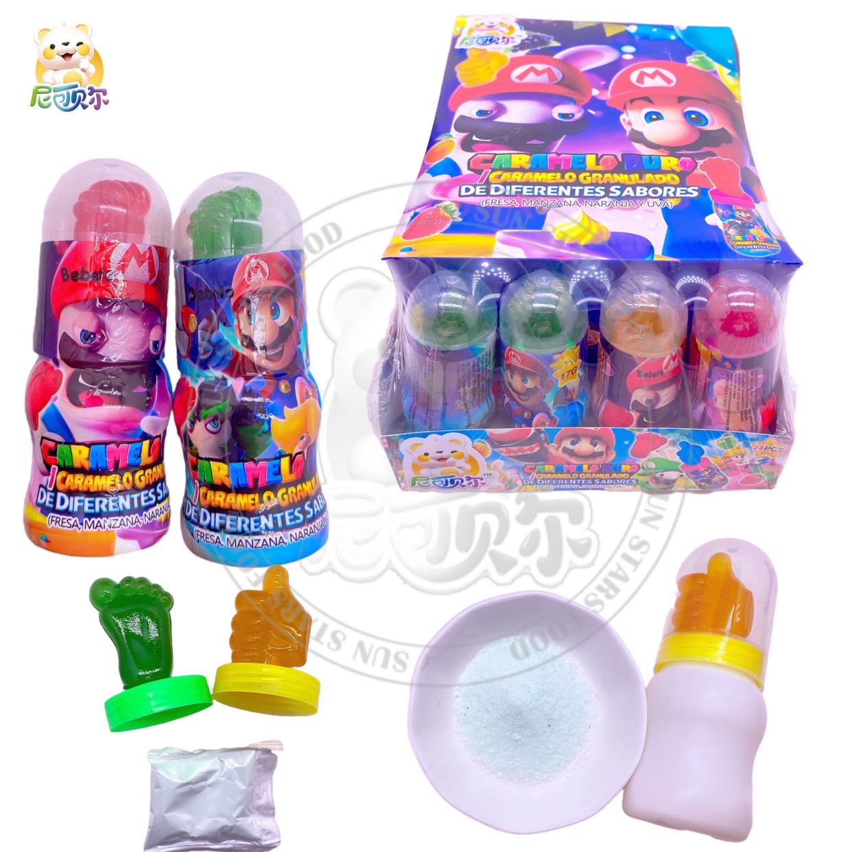 Wholesale Yummy Halal Foot&finger(hand) Shape Lollipop With Acid Powder For Kids-H396