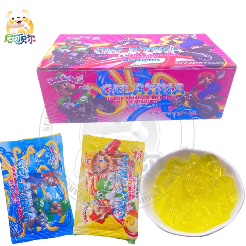 Confectionery Various Long Stick Jelly Gummy Candies For Sale Jelly-J137