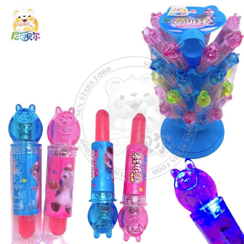 Chinese Snack Mini Fruit Lipstick Shape Toy Candy Healthy Exotic Hard Candies Sour Candy Lollipops Gourmet Food Candy Bar-T536