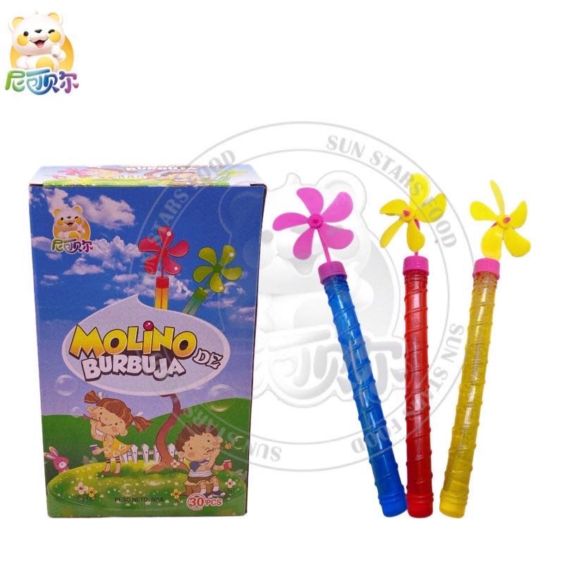 2023 Cheap Summer Outdoor Play Plastic Windmill Bubble Stick Toys For Kids-B028