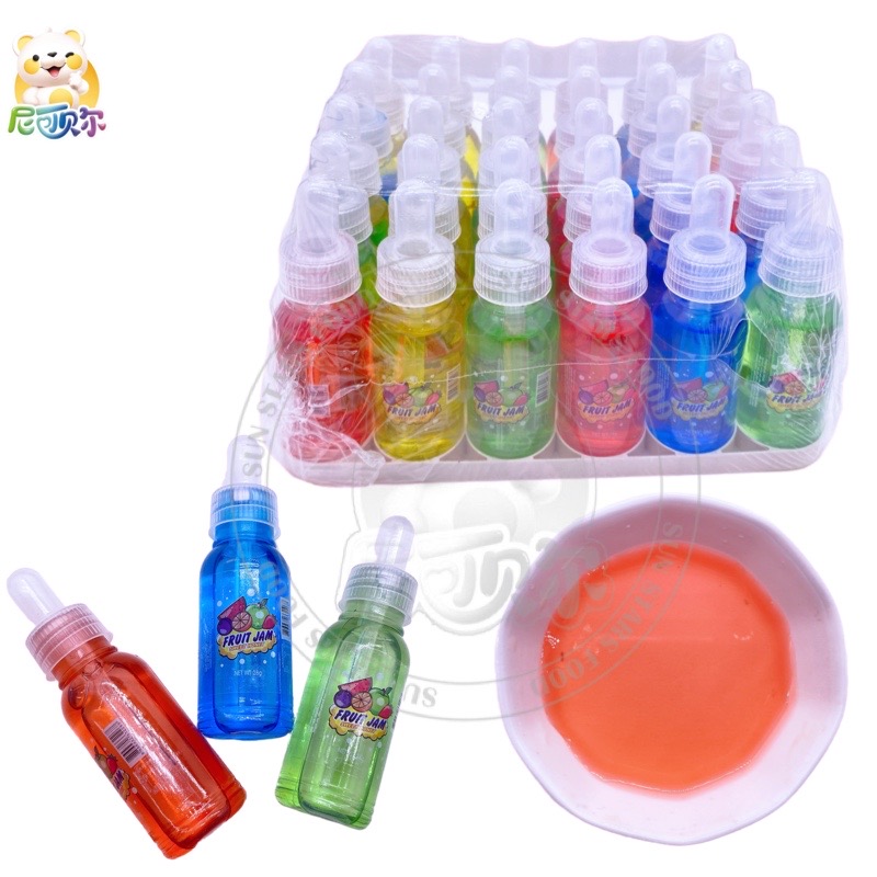 Sweet Fruit Flavor Drops Candy Syrup Nipple Bottle Shape Dropper Liquid Candy-S135