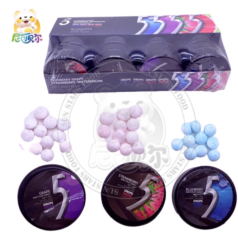 Wholesale Custom Refreshing Breath Peppermint Flavor Sugar Free Mints Candy-H383