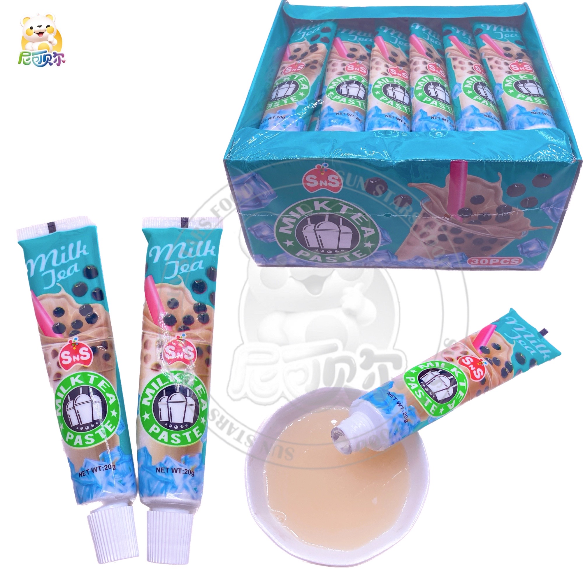 Hot Sale Squeeze Liquid Candy Sweet Chocolate Flavor Jam Liquid Candy Milk Tea Paste-S148