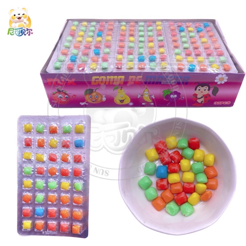 Fruit Flavor Chewing Tube Bubble Gum With Tattoo Wholesale Price-G394