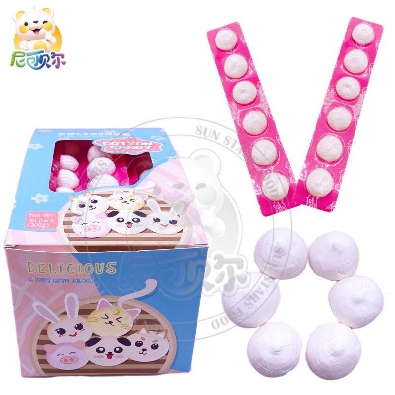 Halal Fruity Cotton Candy Sweets And Candies Wholesale Marshmallow-M099