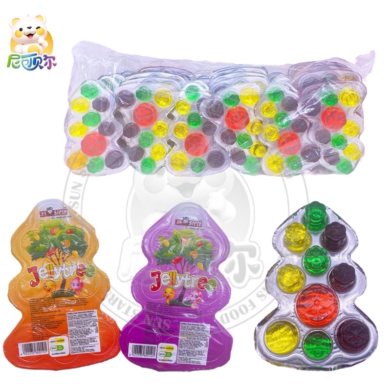 New Item Christmas Tree Mini Fruit Jelly Mango Jelly Pudding-J138