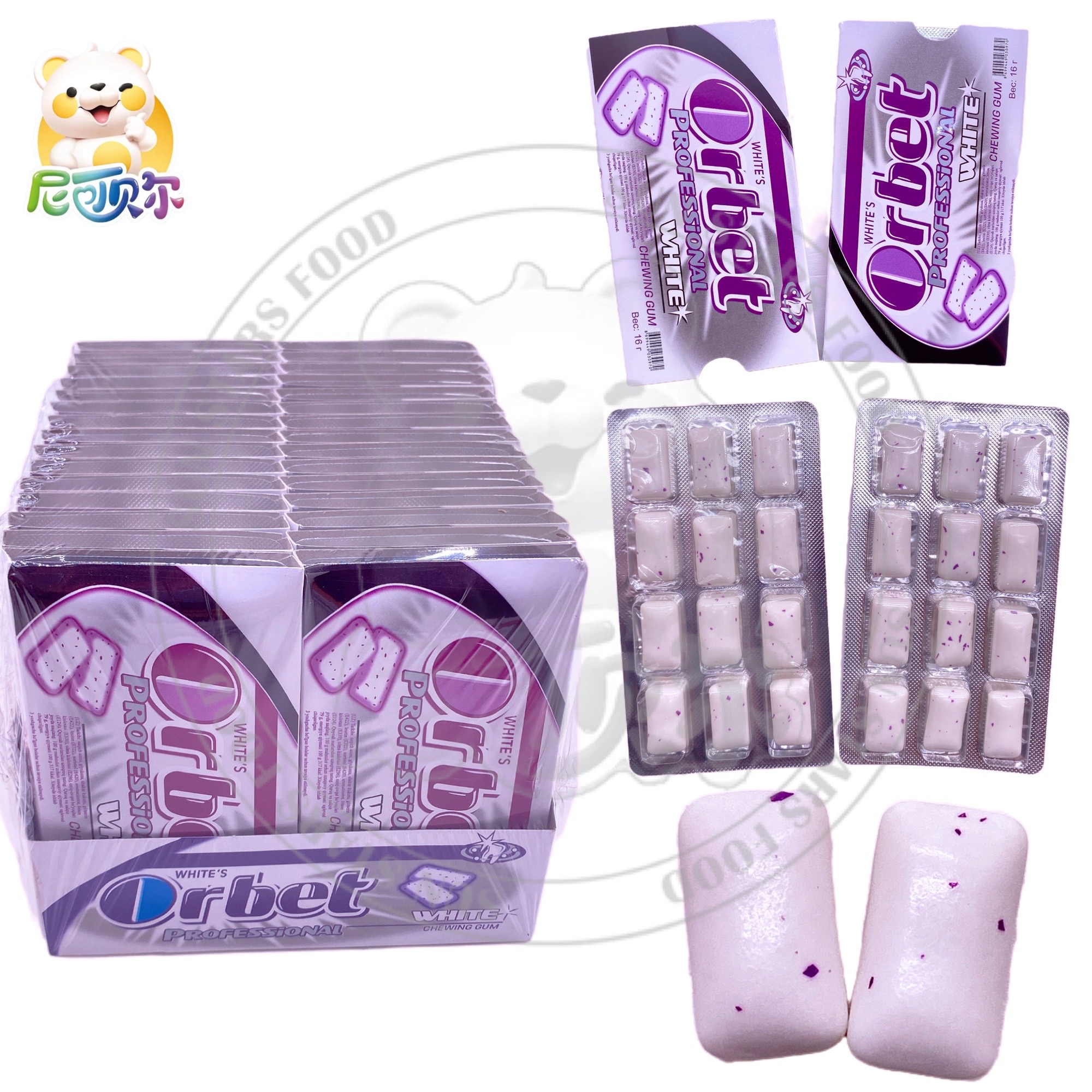 New Mint Flavors Bubblegum Gumballs Candy Sweets Gums-G377