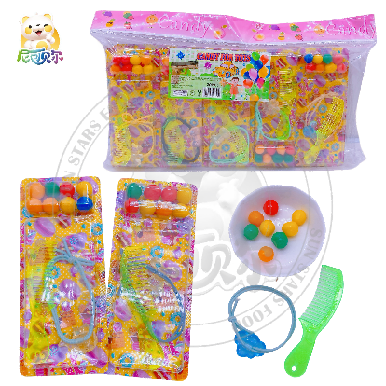 OEM Factory Wholesale Kids Toy Unisex Cartoon Soft Candy Toys Promotional Sweet Candy Inside Cheap Price-T593