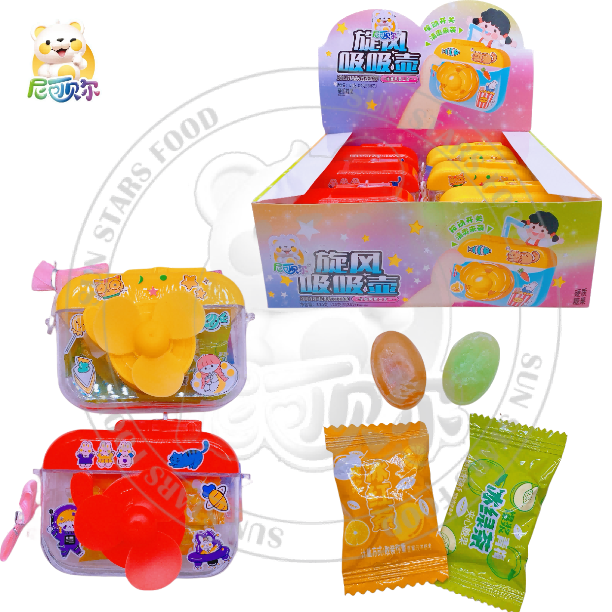 New China Candy Toy Manufacturer Promotional Happiness Surprise Cartoon Plastic Water Dispenser/camera Candy Toys-T568