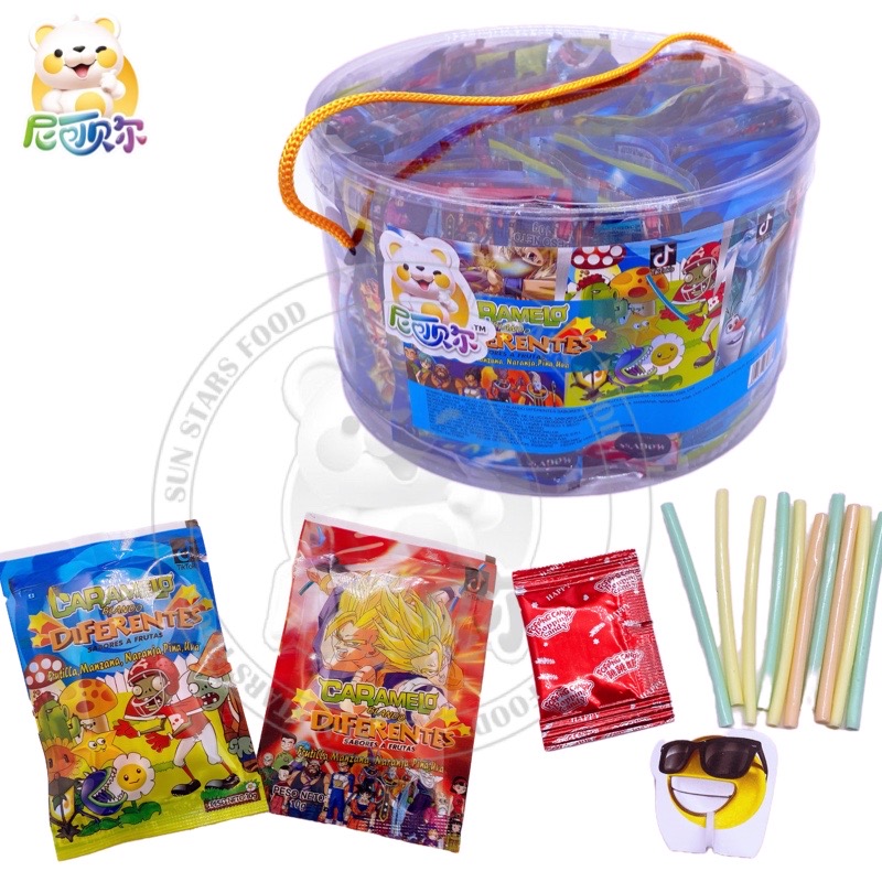 Cc Stick Sour Fruity Soft Candy With Puzzle Toy-CS101