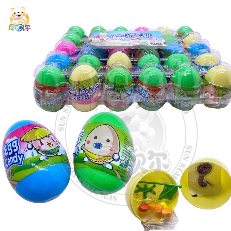 China Wholesale Funny Surprise Toys Candy Dinosaur Egg Dinosaur Toys and Candy Kids Love Cartoon Tattoo Stickers-T500