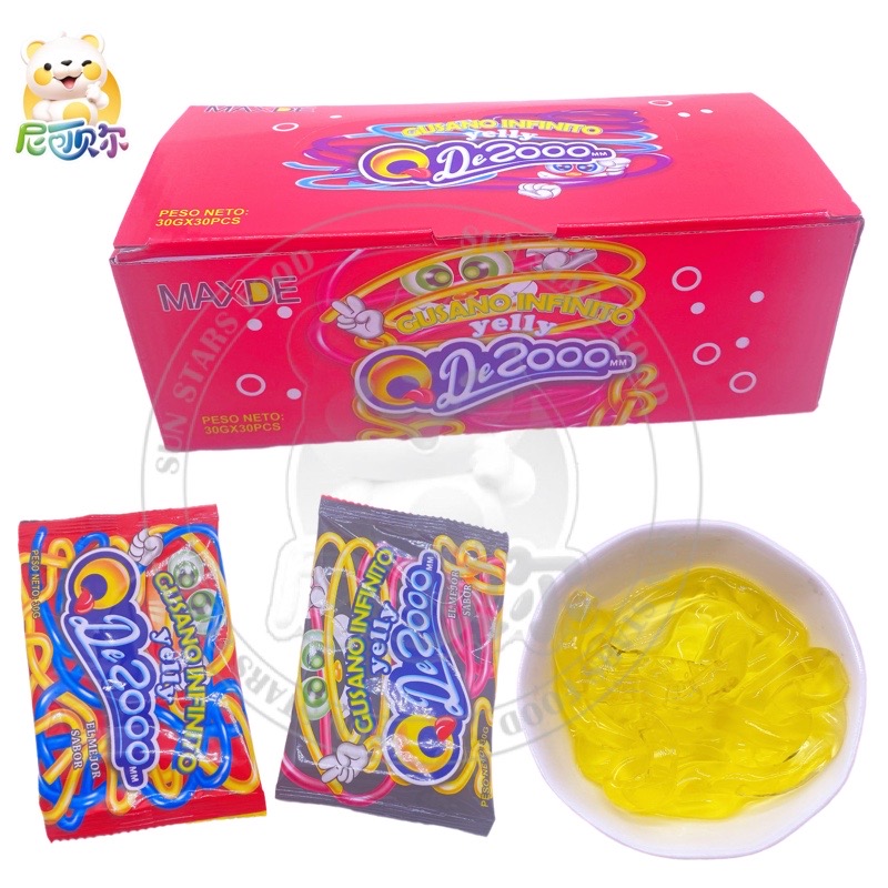 Halal Noodle Shape Rope Fruit Jelly Pudding-J136