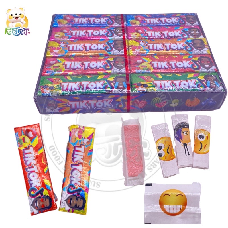 Wholesale Fruit Flavor Cheap Tattoo Bubble Gum From China-G383